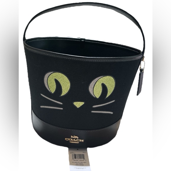 COACH HALLOWEEN CAT TRICK OR TREAT BUCKET - Picture 1 of 4